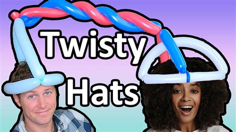 how to make a hat with balloons|balloon twisty hat tutorial.